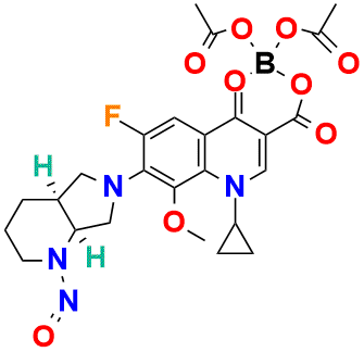 NITROSO MOXIFLOXACIN BORATE COMPLEX