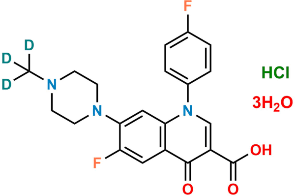 Difloxacin-d3 Hydrochloride Trihydrate