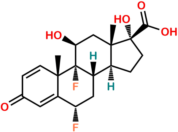 6α-9-Difluoroprednisolone-17-Carboxylate