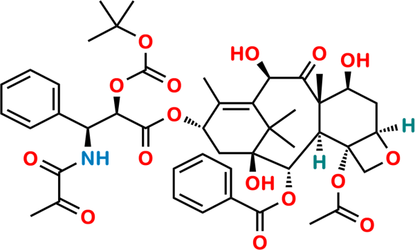 O-BOC N-pyruvyl docetaxel