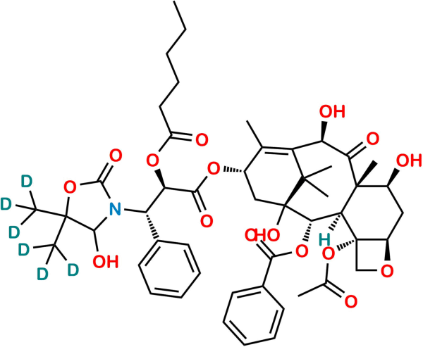 Hexanoyl Docetaxel Metabolites M1 and M3-d6 (Mixture of Diastereomers)