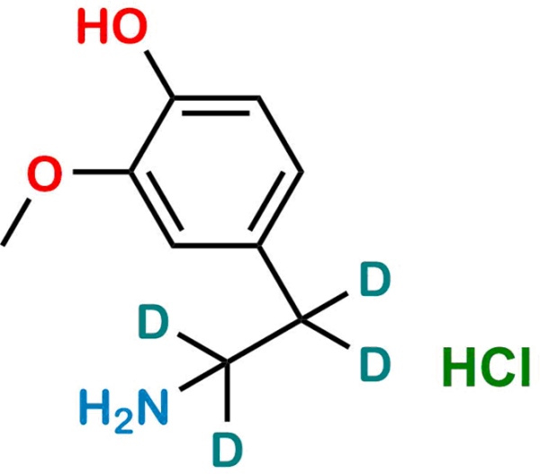 3-Methoxy Dopamine-D4 Hydrochloride