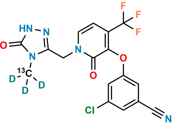 Doravirine 13CD3