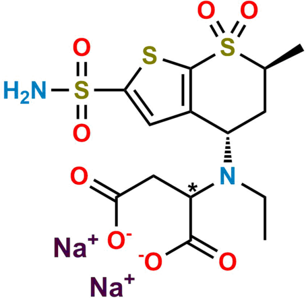 Dorzolamide Maleic Acid Adduct mixture of diastereomers