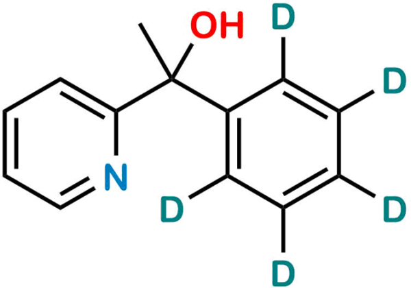 1-Phenyl-1-(2-pyridyl)ethanol D5