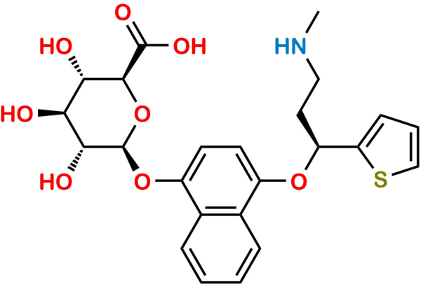 4-Hydroxy Duloxetine β-D-Glucuronide