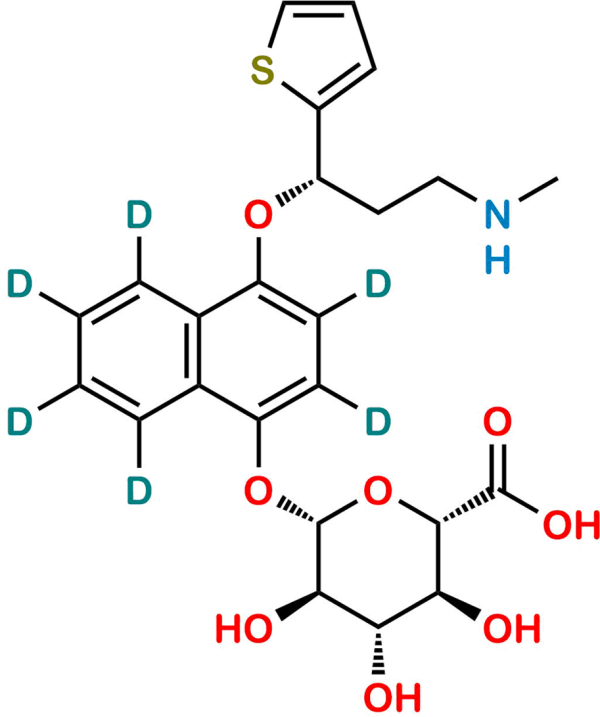 4-Hydroxy Duloxetine-d6 beta-D-Glucuronide