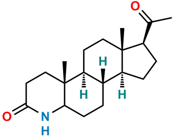 4-Aza-pregnane-3,20-dione