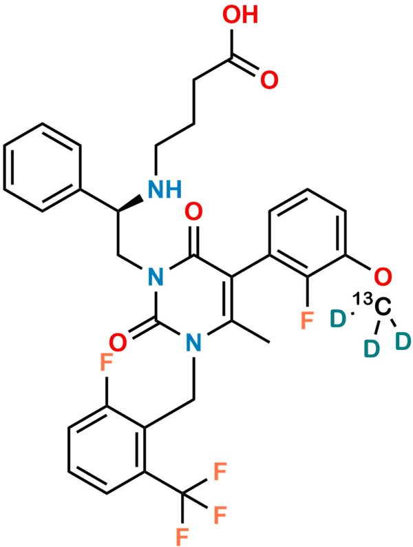 Elagolix 13C D3