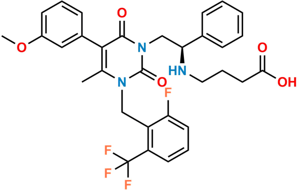 Elagolix 3-Methoxy Desfluoro Impurity