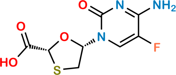 (2R,5S)-Emtricitabine Carboxylic Acid