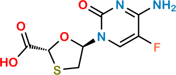 (2R,5R)-Emtricitabine Carboxylic Acid