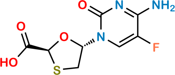 (2S,5S)-Emtricitabine Carboxylic Acid