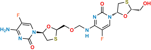 Asymmetric Methylene Conjugated Emtricitabine Dimer