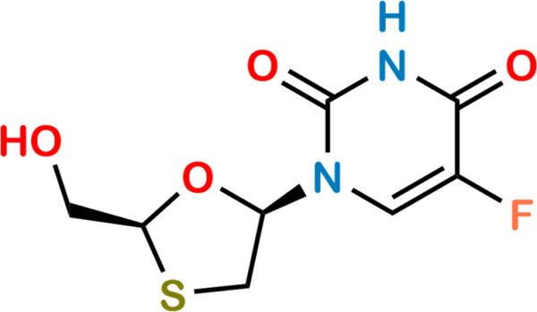 Emtricitabine Impurity (2,3'-dideoxy-5-fluoro-3-thiouridine)