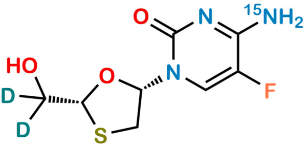 Emtricitabine-15N,D2