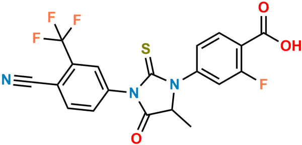 Desmethyl Enzalutamide Acid Impurity