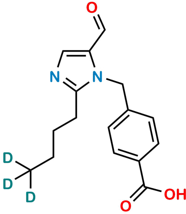 4-[(2-Butyl-5-formyl-1H-imidazol-1-yl)methyl]benzoic Acid D3