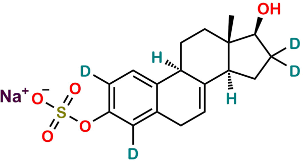 17β-Dihydro Equilin-2,4,16,16-D4 3-Sulfate Sodium Salt