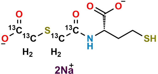 Erdosteine M1 13C4 Disodium Salt