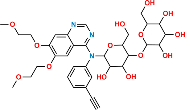 Erlotinib Lactose Adduct