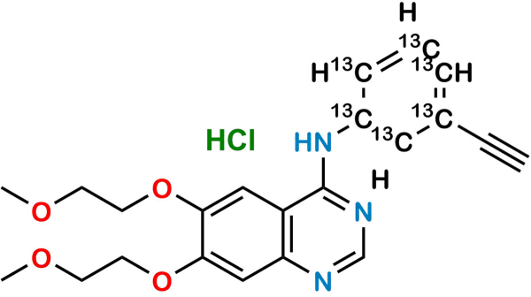 Erlotinib 13C6 Hydrochloride