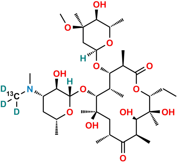 Erythromycin 13C,D3