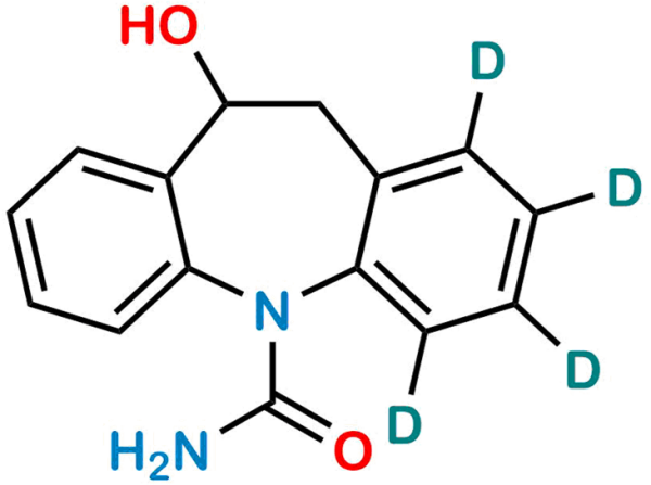 10,11-Dihydro-10-hydroxy Carbamazepine-D4