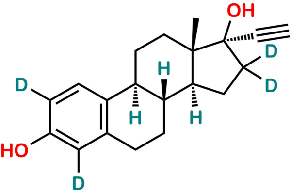 Ethynyl Estradiol-2,4,16,16-d4