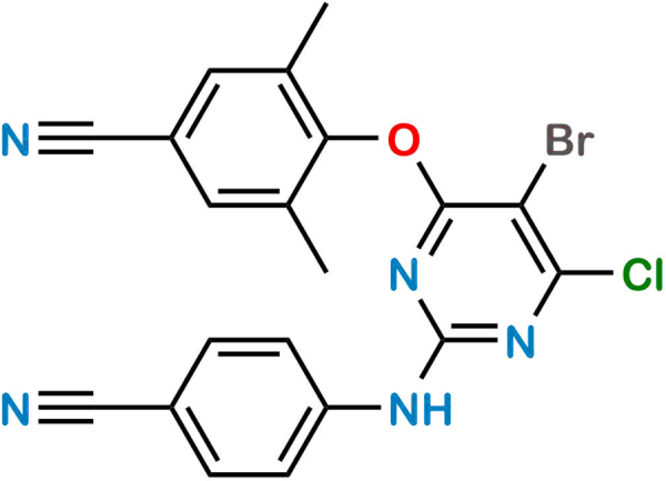 6-Desamino 6-Chloro Etravirine