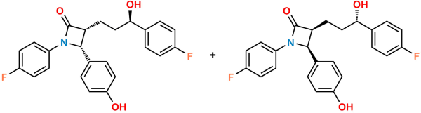 Ezetimibe diastereomers (R,R,R and S,S,S)