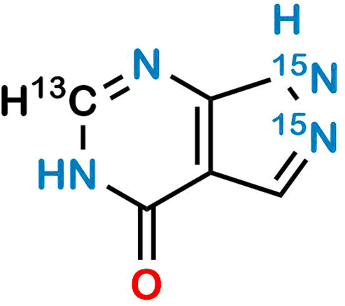 Allopurinol-13C,15N2