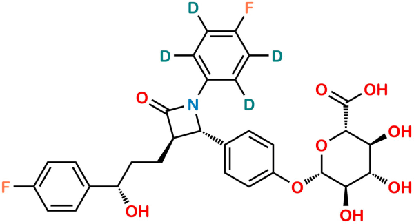 Ezetimibe D4 Phenoxy Glucuronide