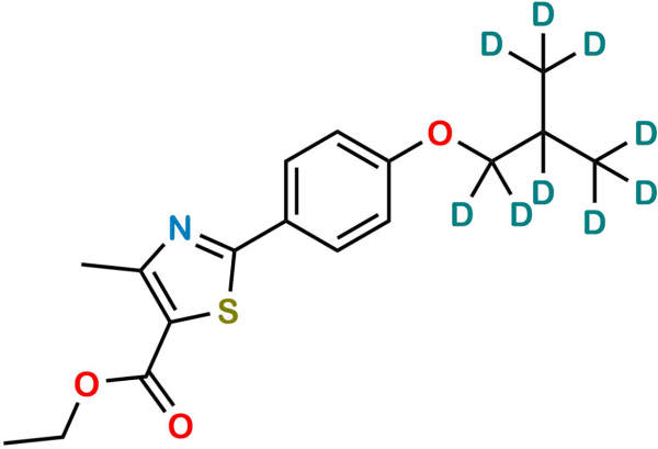 3-Descyano Febuxostat D9 Ethyl Ester