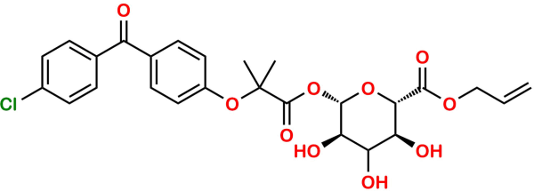 Fenofibric Acid Acyl-β-D-Glucuronide Allyl Ester