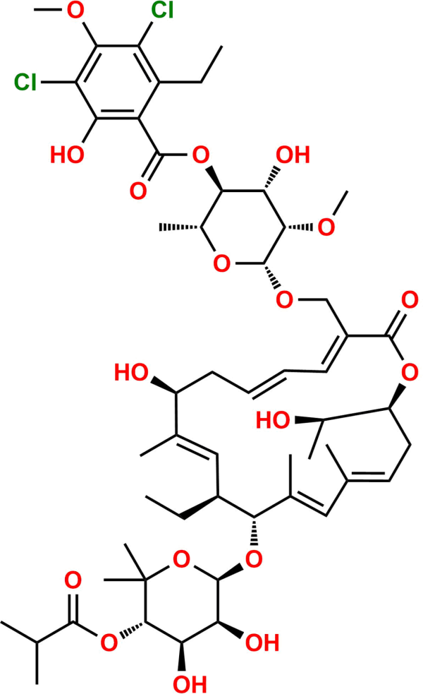 Mono-Methylated Fidaxomicin