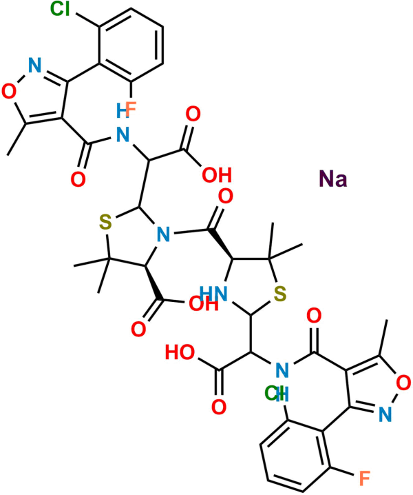 Flucloxacillin Open Ring Dimer Impurity