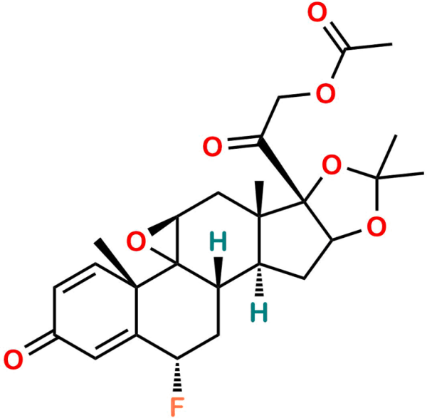 6-Alfa-Fluoro Epoxide Acetonide acetate