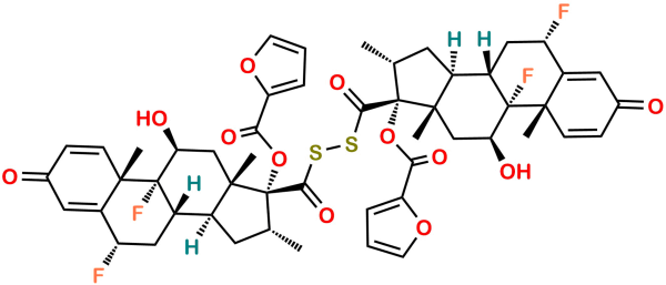 Fluticasone Furoate Disulphane Impurity