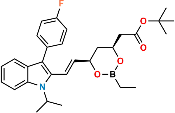 Fluvastatin Ethyl Boronate Ester