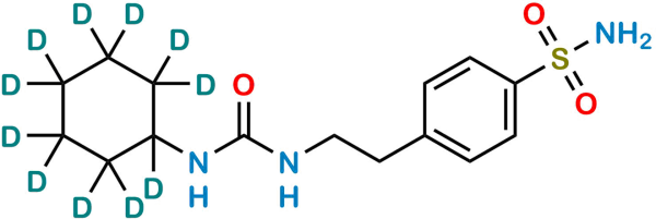 1-Cyclohexyl-3-(p-sulfamoylphenethyl)urea-d11