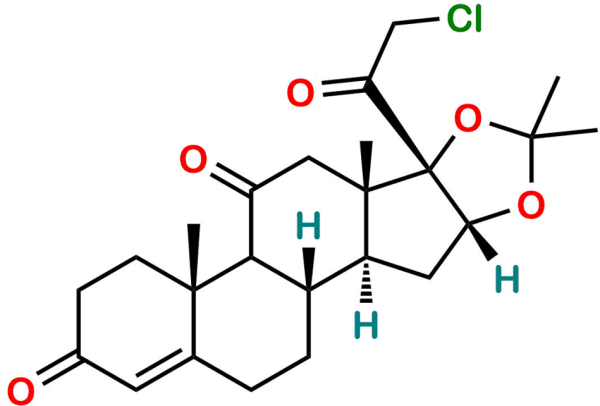 9-Desfluoro-11-keto Halcinonide