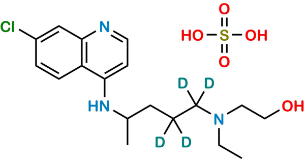 Hydroxychloroquine-d4 Sulfate