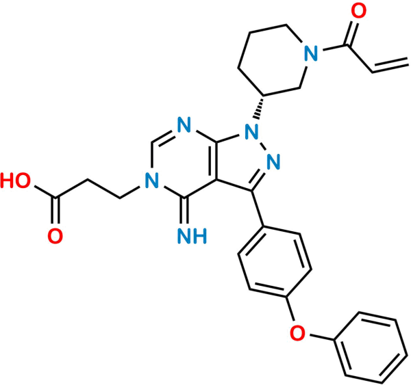 N1-(2-Carboxyethyl) Ibrutinib