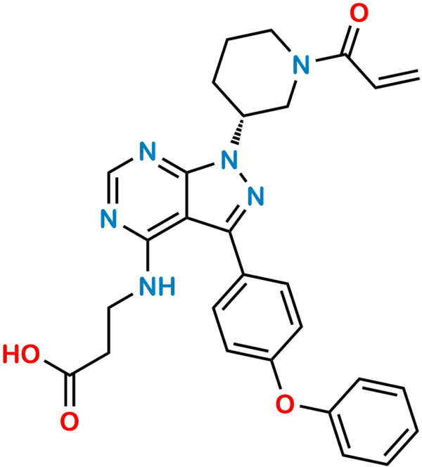 N6-(2-Carboxyethyl) Ibrutinib