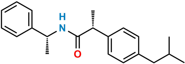 (R,R)-N-(1-Phenylethyl) Ibuprofen Amide