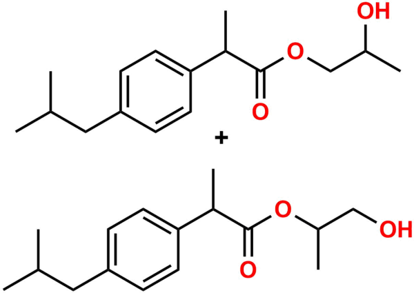 Ibuprofen 1,2-Propylene Glycol Esters (Mixture of Regio- and Stereoisomers)