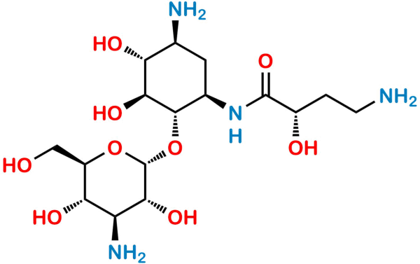 6-O-Des(6-Amino-α-D-gluocopyranosyl) Amikacin