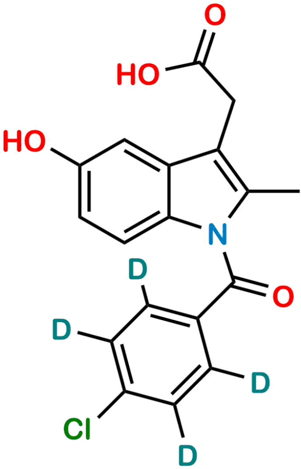 O-Desmethyl Indomethacin D4