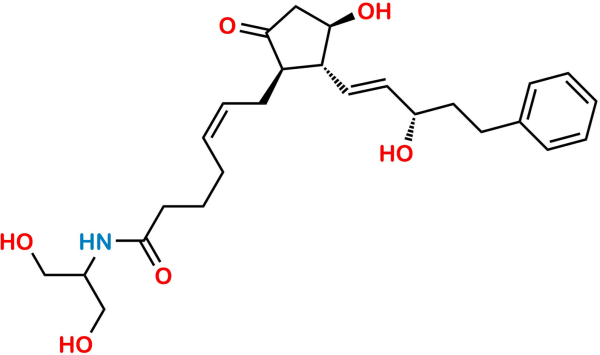 Desisopropyl N-Dihydroxypropyl Dehydrolatanoprostamide